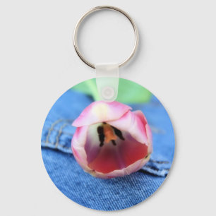 Resting Tulip Key Ring