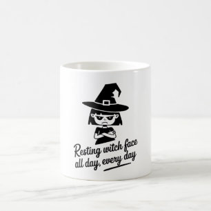 Resting witch face coffee mug