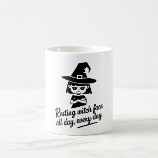 Resting witch face coffee mug