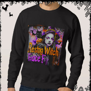 Resting Witch Face ExDesigner Halloween Sweatshirt