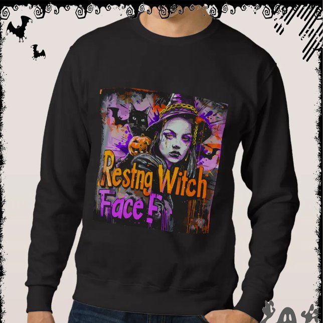 Resting Witch Face | ExDesigner | Halloween Sweatshirt (Creator Uploaded)