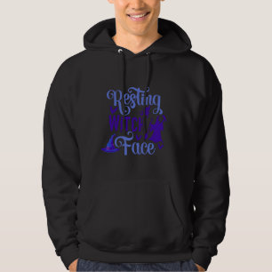 Resting Witch Face Funny Halloween Costume Hoodie