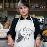 Resting Witch Face | Happy Halloween | Fun Quote | Apron<br><div class="desc">Resting Witch Face | Happy Halloween | Fun Quote |</div>