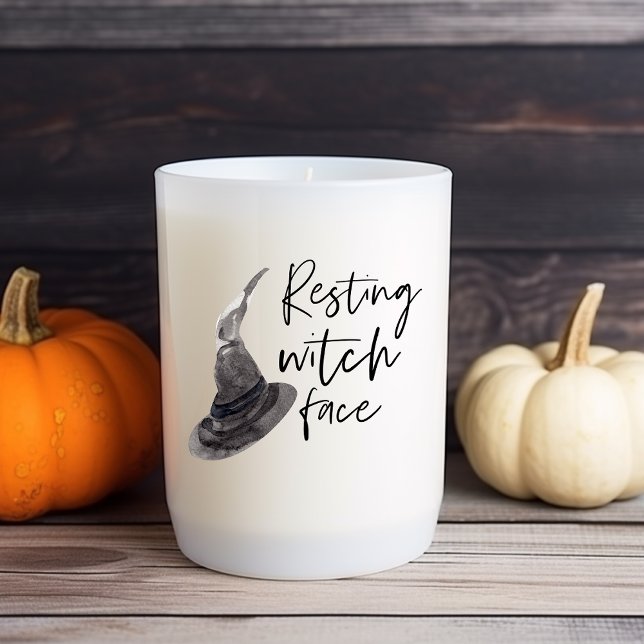 Resting Witch Face | Happy Halloween | Fun Quote | Square Sticker (Creator Uploaded)