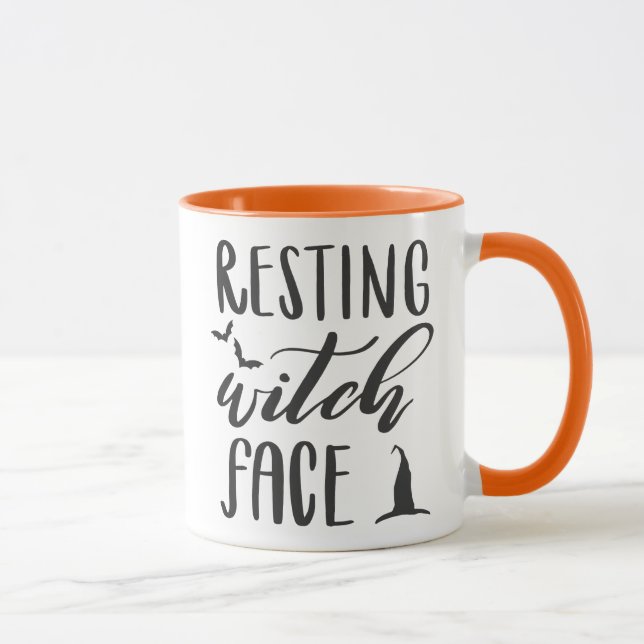 RESTING WITCH FACE MUG (Right)