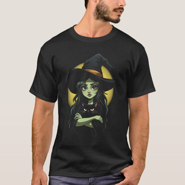 Resting Witch Face Sassy Spellcaster T-Shirt (Front)
