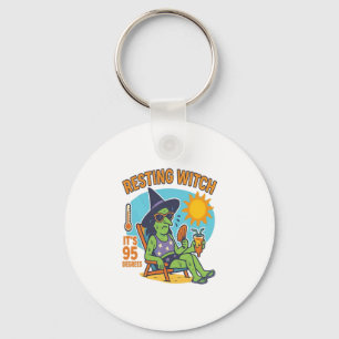 Resting Witch – Summerween Premium Key Ring