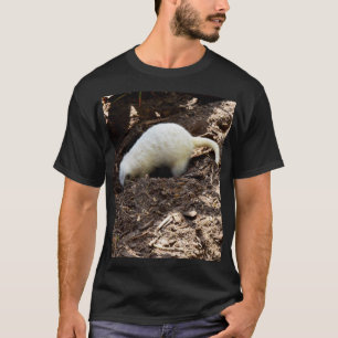 Restless Hunger: White Meerkat Digging for a Meal T-Shirt