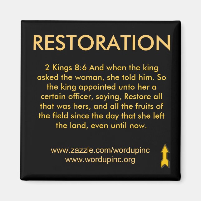 Restoration Magnet (Front)