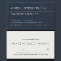 Restorative Dentistry Office Appointment Reminder
