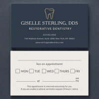 Restorative Dentistry Tooth Appointment Reminder