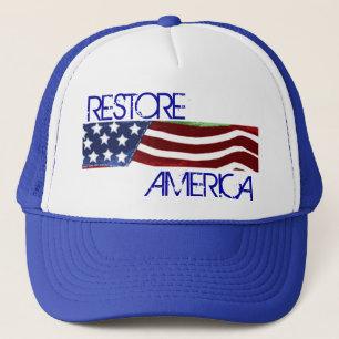 RESTORE AMERICA Old Glory Cap