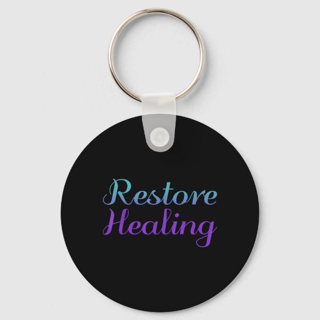 Restore Healing Prevention Awareness Key Ring (Front)