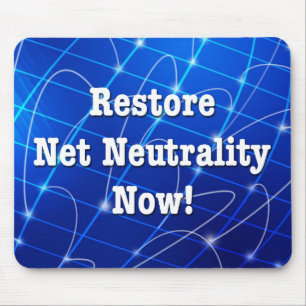 Restore Net Neutrality Now! Mouse Pad