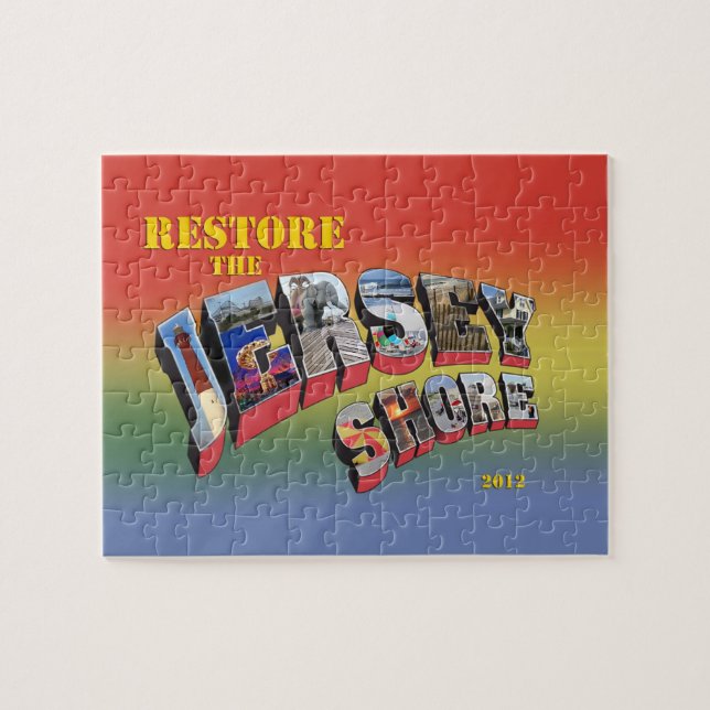 Restore the Jersey Shore puzzle and tin (Horizontal)