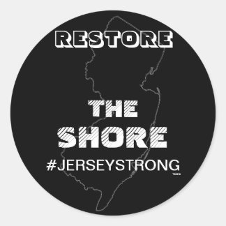 RESTORE THE SHORE - JERSEY STICKER