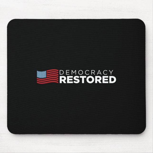 Restored January 20th 2021 Biden Harris  Mouse Pad (Front)