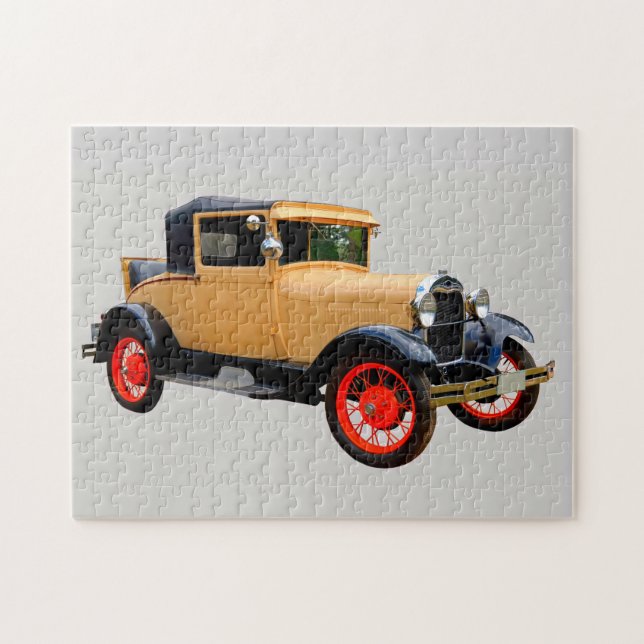 Restored old time automobile jigsaw puzzle (Horizontal)