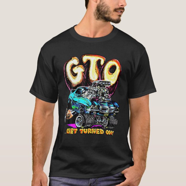 Restored Roach Graphic Get Turn On 1971 Design For T-Shirt (Front)