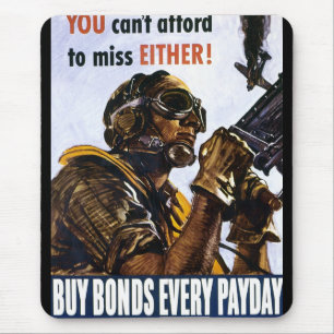 RESTORED "You can't afford to miss, either" bonds Mouse Pad