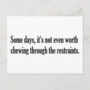 Restraints Postcard