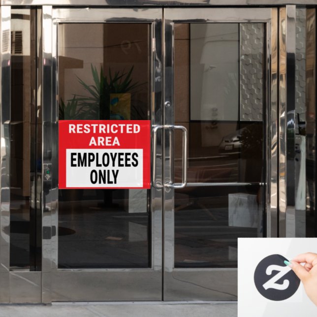 Restricted Area Employees Only (Office Door)