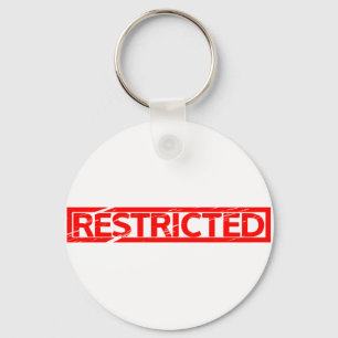 Restricted Stamp Key Ring