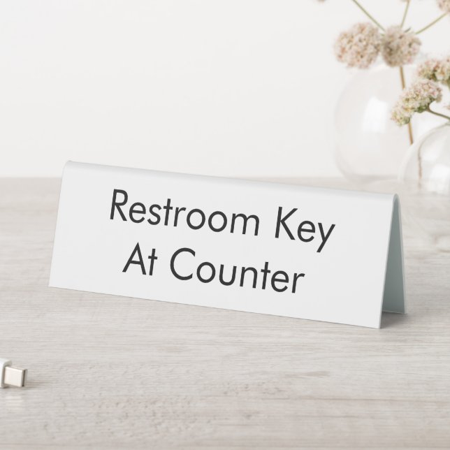 Restroom Key At Counter White (In SItu (Table))