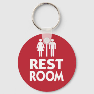 Restroom Keys for office or business Key Ring