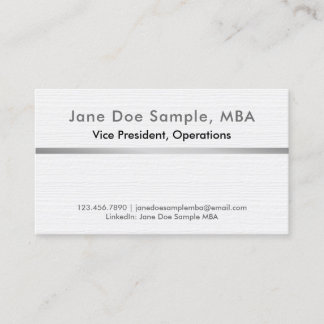 Résumé networking business cards metallic facade2