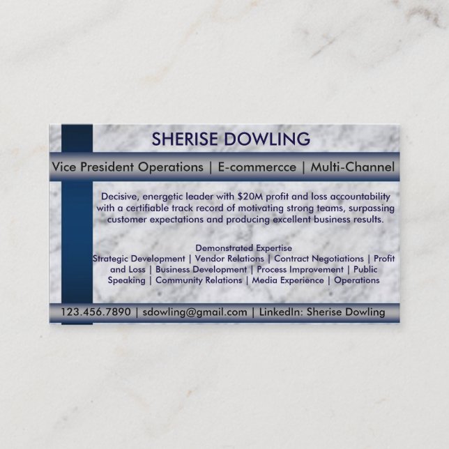 Résumé networking cards (Front)
