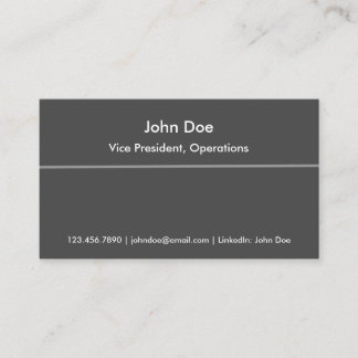 Résumé networking cards Black Grey Line