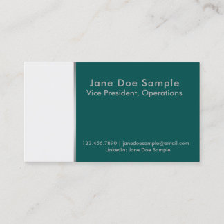 Résumé networking cards Green and White