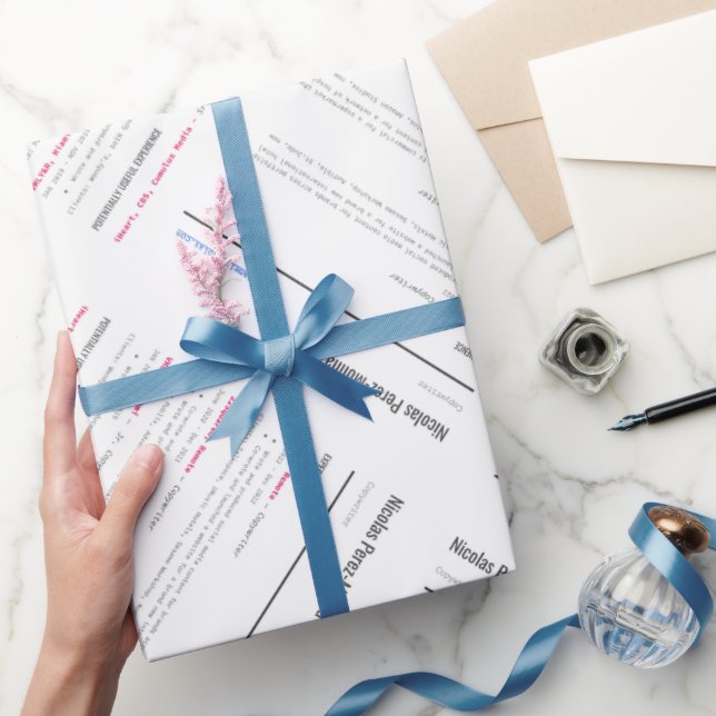 Resume Wrapping Paper (Gifting)