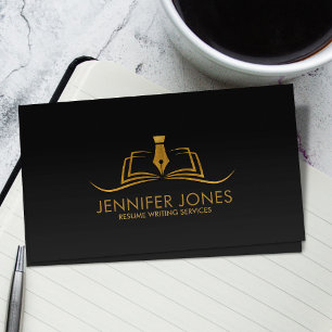 Resume Writing Services Professional Business Card