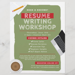 Resume Writing Workshop Business Flyer