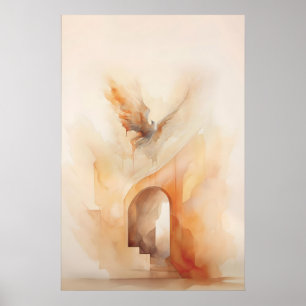 Resurrection Art Print Minimalist Christian Easter