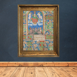 Resurrection Easter Mediaeval Manuscript Poster