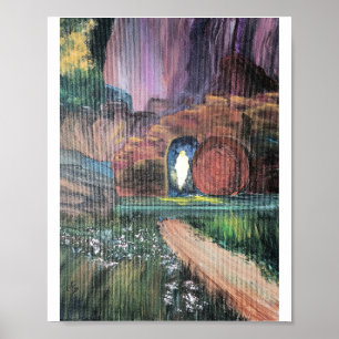 Resurrection Morning Acrylic Original Art Poster