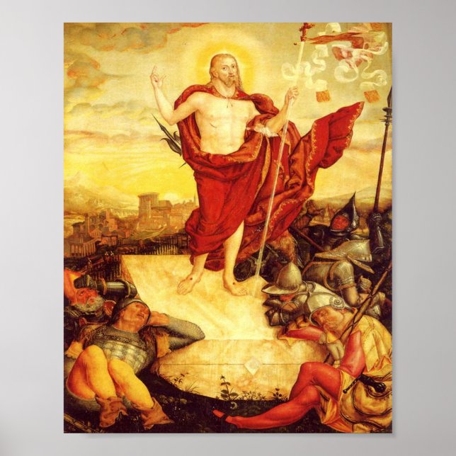 Resurrection Of Christ By Lucas Cranach Poster (Front)