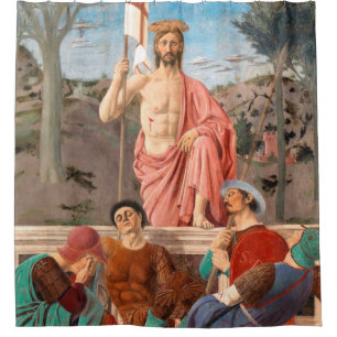 Resurrection Of Christ By Piero della Francesca Shower Curtain