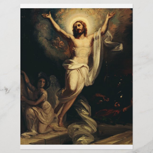 Resurrection of Christ by Robert Wilhelm Ekman  Flyer (Front)