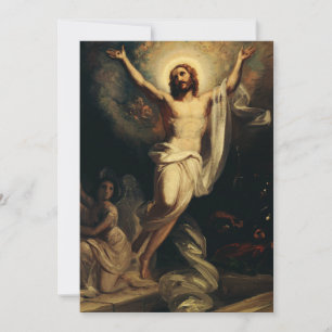 Resurrection of Christ by Robert Wilhelm Ekman  Holiday Card