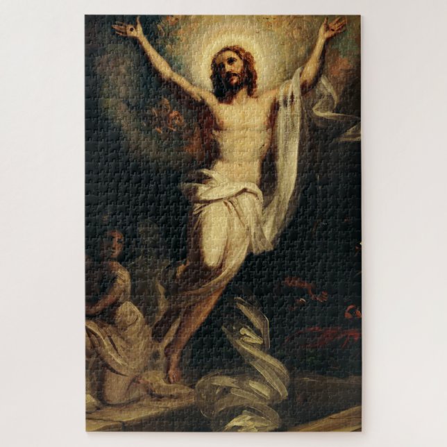 Resurrection of Christ by Robert Wilhelm Ekman  Jigsaw Puzzle (Vertical)