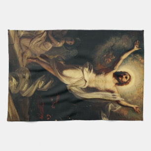 Resurrection of Christ by Robert Wilhelm Ekman Tea Towel