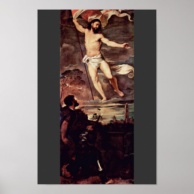 Resurrection Of Christ By Tizian (Best Quality) Poster (Front)