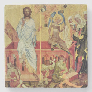 Resurrection of Christ, c.1350 Stone Coaster