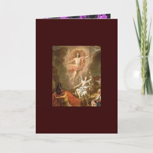 Resurrection Of Christ Holiday Card (Front)