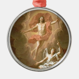 Resurrection Of Christ Metal Tree Decoration
