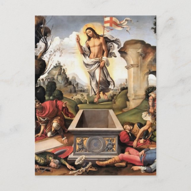 Resurrection of Christ Postcard (Front)